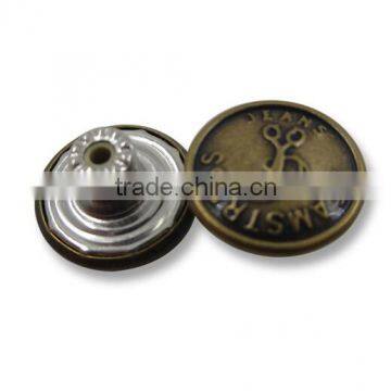 Custom Metal Shank Denim Buttons photo-3