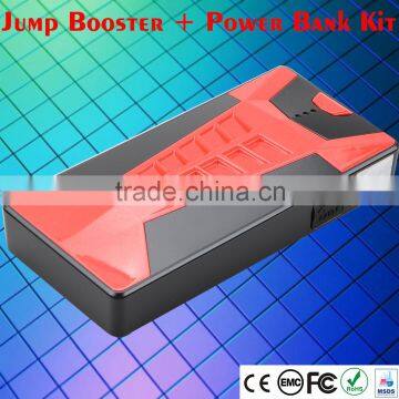 Jump Starter Power Source for 95% Digital Device ( 5V 12V, 19V) Portable Dual USB Car Charger