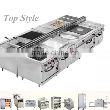 900 Series With 4 Burner Cooking Gas Or electric Cooking Equipment