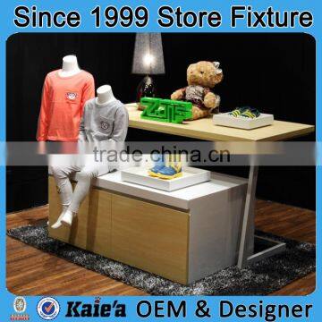 2016 new clothing display table/clothes display table shop for sale