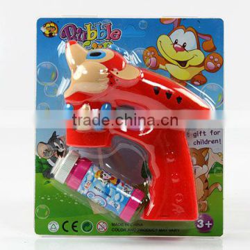 BO Cartoon shape gun soap bubble toys with 4 light