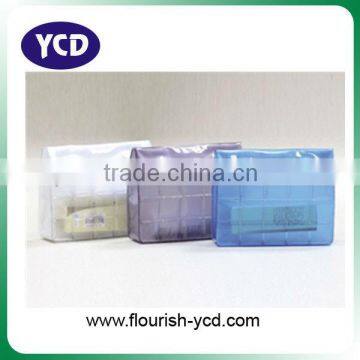 2103 clear pvc pouch with flap