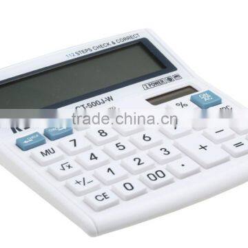 White colour desktop calculator