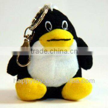 HI EN71 plush club penguin hanging keychain