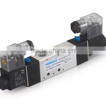 Pneumatic 5 ways/3 position /2 Coil Solenoid Valve