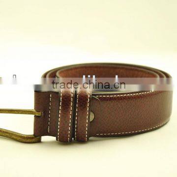 Mens Dark Brown Leather Belts