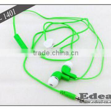 Excellent Quality earphone with mic and 3-button volume control for mobile phone nice to customers show