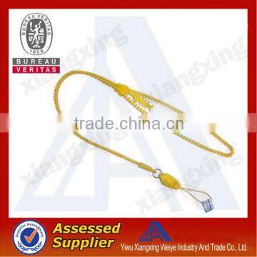 Plastic satin fashion design zipper lanyard create your own brand