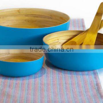 High quality best selling eco friendly bamboo salad bowl made in vietnam