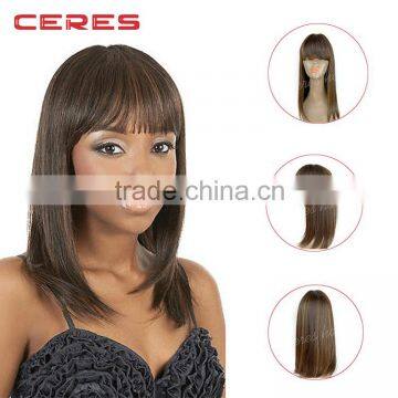 Cheap wholesale price ceres hair brazilian hair glueless full lace wig with baby hair