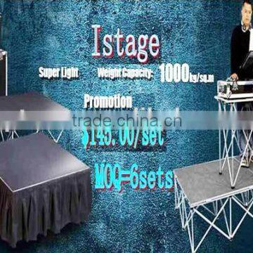 stage flat roof truss system used portable stage for sale