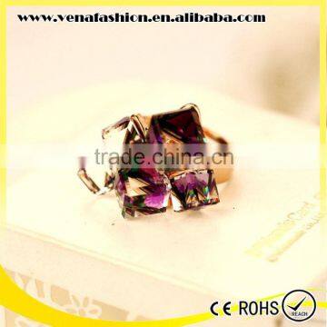 New Design Finger Crystal Chandelier Ring, Crystal Napkin Rings