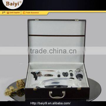 Professional Manufacture Effortless Ergonomic Wine Set Bamboo Box In A Pu photo-2