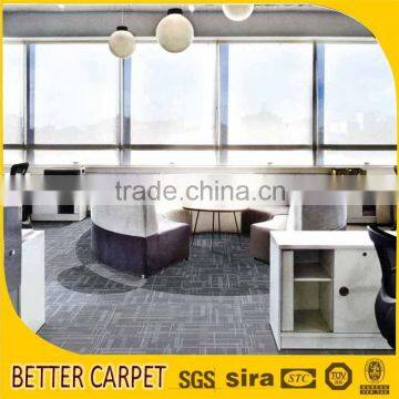 modern pattern grey stripe carpet tile for commercial office use