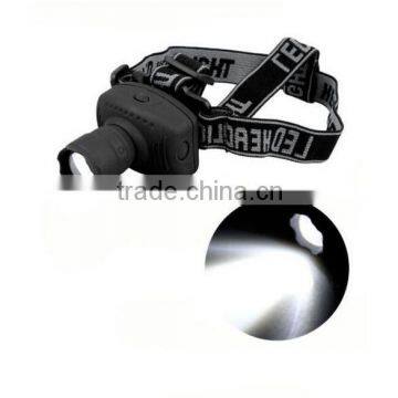 T27B Waterproof 1W LED Headlight Light Headlamp Head Lamp Flashlight 3 Modes photo-4