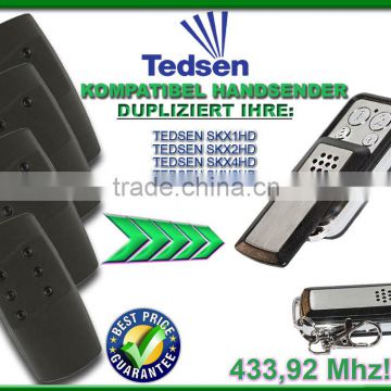 Duplicator for copy Tedsen SKX1HD,SKX2HD,SKX4HD, SKX6HD universal remote control 433,92MHZ