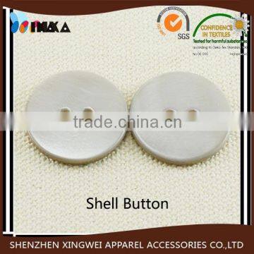 wholesale dyed grey shell button for clothes