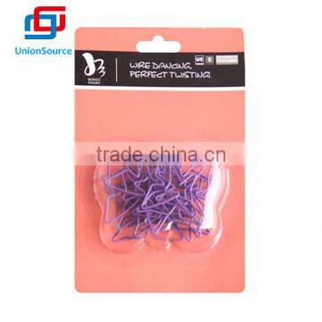 Hotsale colorful paper clip with pvc box