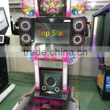 Amusement music game machine Top star / high quality game machine with popular music for sale