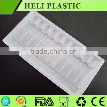 White color disposable blister plastic medical tray for sale