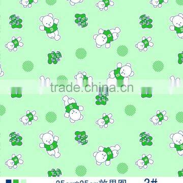 cotton flannel fabric for baby in beautifu designs