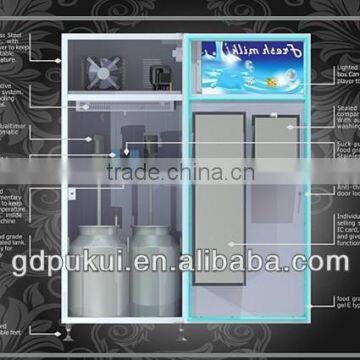 Refrigerated Milk vending machines with Full stainless steel