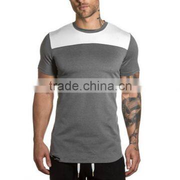 Mens blank fitted t shirts round bottom t shirt bulk wholesale t-shirts