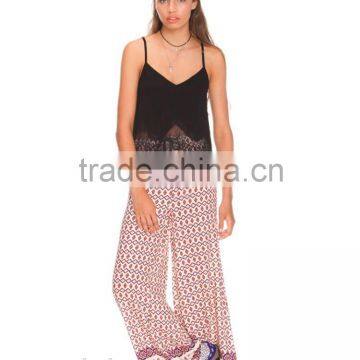 High Fashion Women Clothing Loose Fit Beach Wear Plus Size Women Palazzo Pants