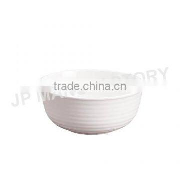 Round White Melamine Bowl for Dinner photo-4