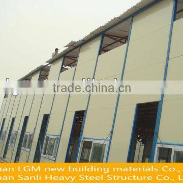 prefabricated steel frame house for temporary home