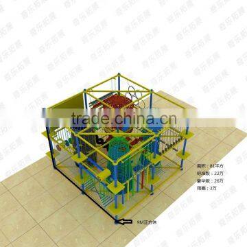 Indoor Jungle Gym Playground, Attractive Steel and Wooden Climbing Frames photo-3