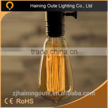 Decorative edison bulb water drop shaped , filament edison lighting bulb