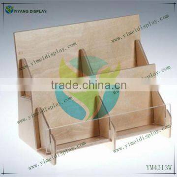 panel acrylic display stands 2 wide greeting card for book stores YM4313W                        
                                                Quality Choice