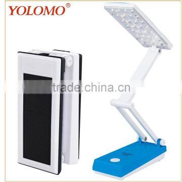 Hot Sales! LED solar powered energy saving desk lamp light