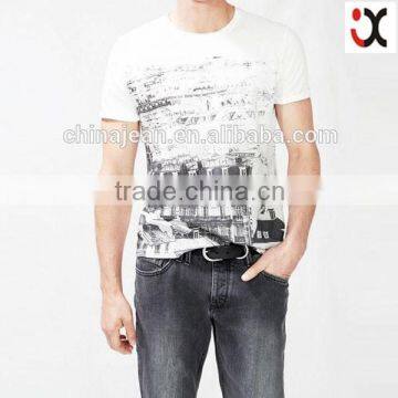 Fashion Printed 100%cotton Men's T-shirt JXF134