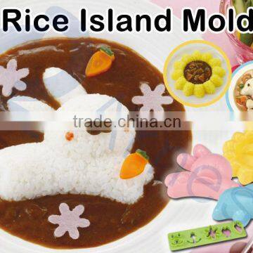 kitchen sushi equipment children gift japanse curry rice bowl mold lunch bento dessert cup kitchenware rice island mold