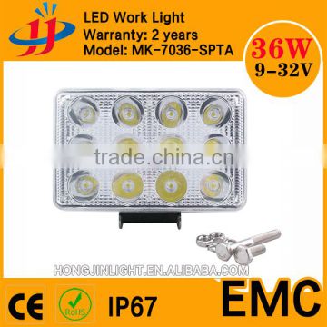 Factory wholesale price 36w mini led spot light EMC super bright led headlight for car light