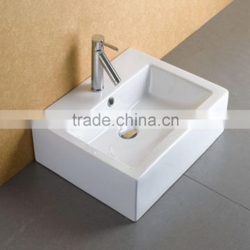 Square Ceramic Bathroom Washing Sink