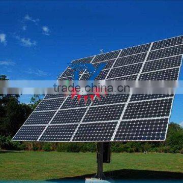 Solar tracking system based on concrete foundation