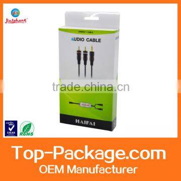 high quality custom made printing plastic cable packaging