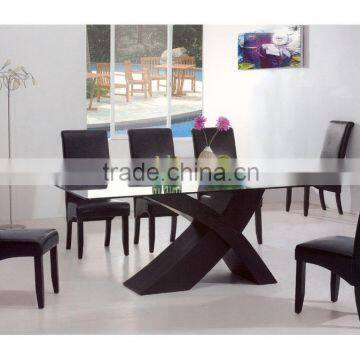 DT-4037 Glass Top Dining Table