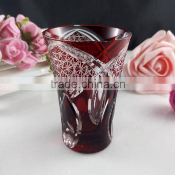 90ml beautiful crystal cup glass cup for wedding party and home