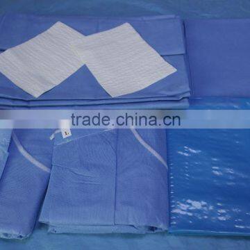 2016 Disposable surgical sterile celiotomy laparotomy pack