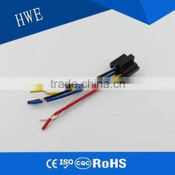 Plastic material 5 terminal auto relay socket 5PIN auto relay socket