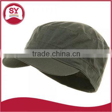 Fitted Cotton Ripstop Military Cap for Men and Women