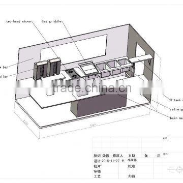 Second -hand container trailer restaurant