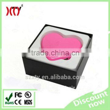 Smartphone Power Bank Charger 5000mah Heart Shaped Power Bank Good for Events Gifts