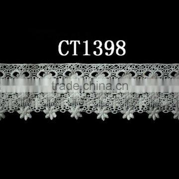 french cotton lace trim(CT1398)