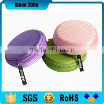 trade assurance pu cover eva earphone travel case