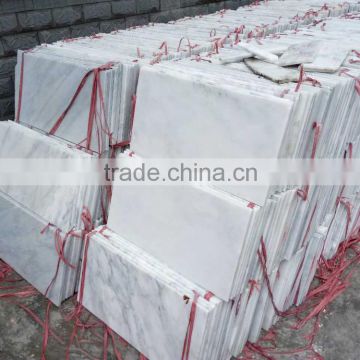 China factory wholesale price oriental white marble tile